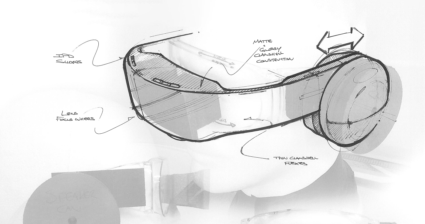 Avegant Glyph product sketch