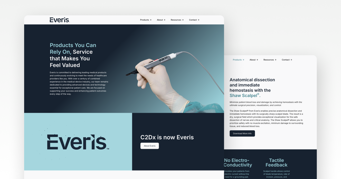 Everis web redesign